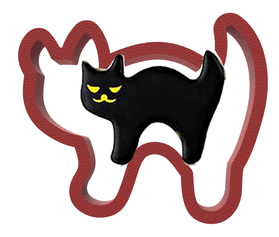 3D PLASTİK KOPAT-KEDİ