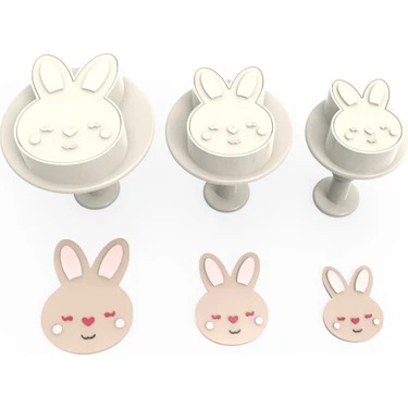 3D TAVŞAN BASMALI KOPAT 3 LÜ-RP10165