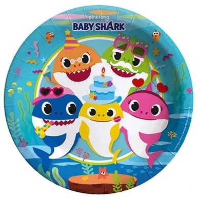 BABY SHARK TABAK 8 ADET