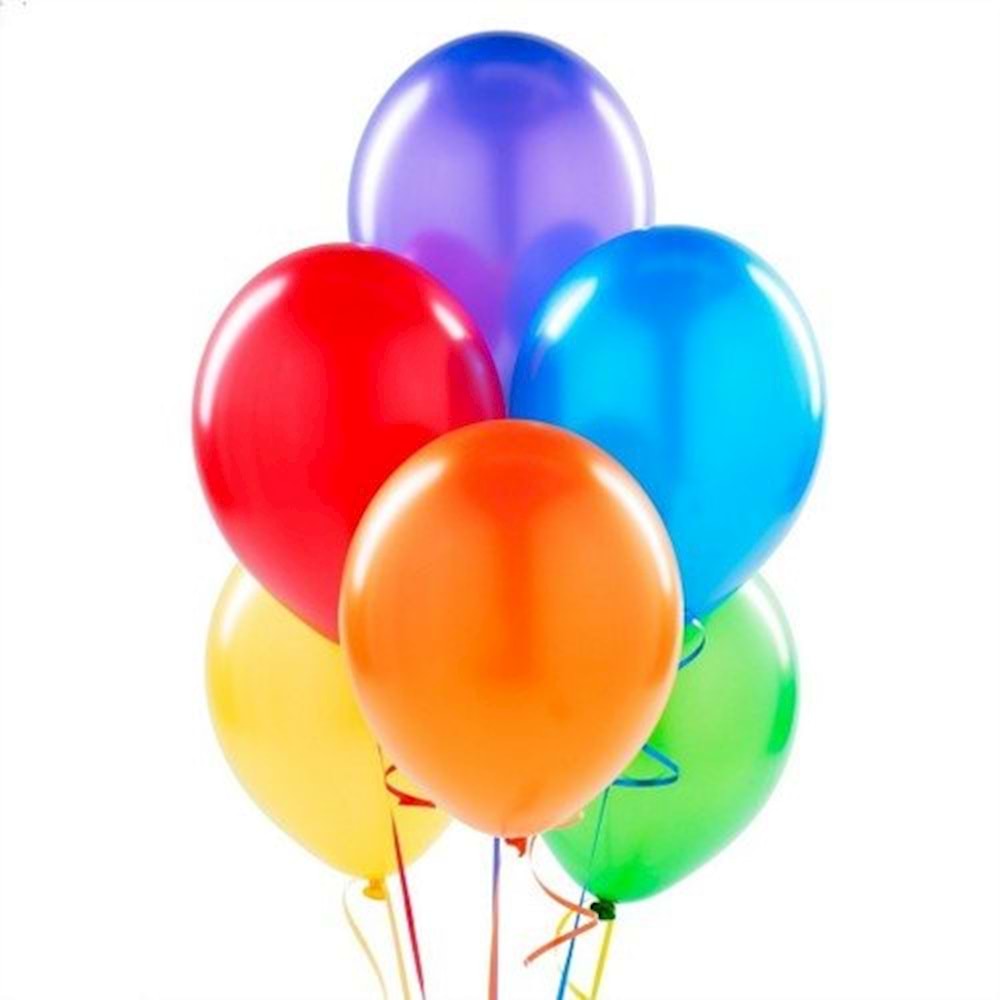 BALONEVİ METALİK BALON 100 ADET