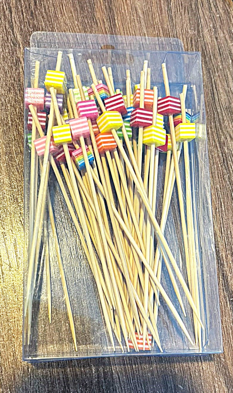 BAMBU KÜRDAN 50 AD-ÇİZGİLİ KÜP BONCUK