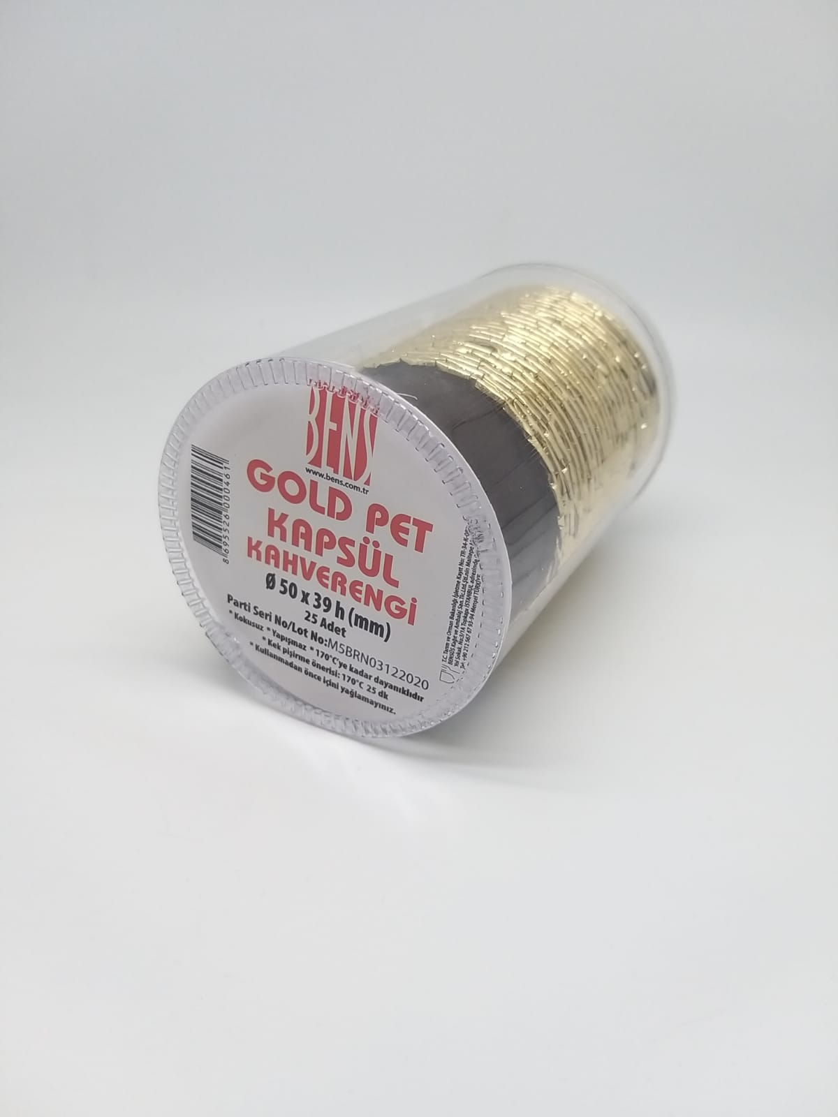 BENS GOLD KAPSÜL 50X39 KAHVERENGİ 25 Lİ