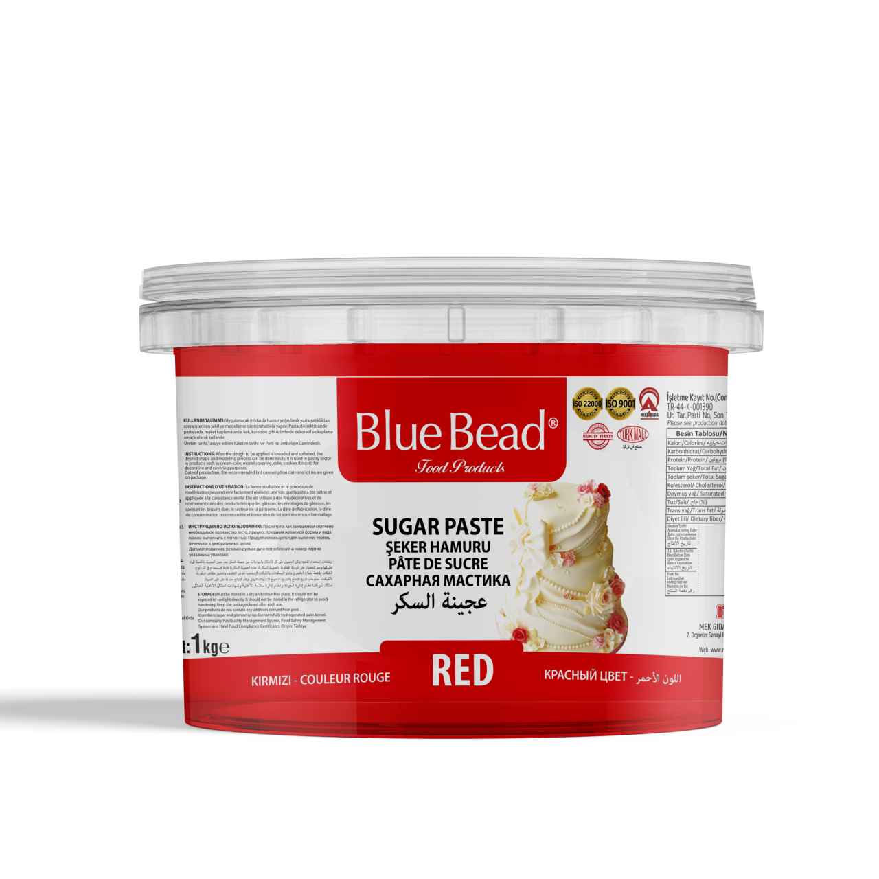 BLUE BEAD ŞEKER HAMURU 1 KG