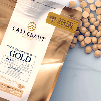 CALLEBAUT GOLD KARAMEL PUL KUVERTÜR 400 GR