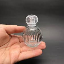 CAM KOLONYA ŞİŞE-YUVARLAK ÇİZGİLİ 50 ML