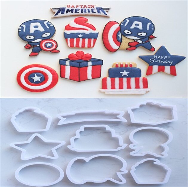 CAPTAIN AMERICA SET 8 Lİ DT3064