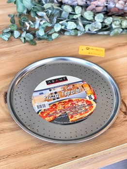 ÇELİK PİZZA TEPSİ-32 Cm