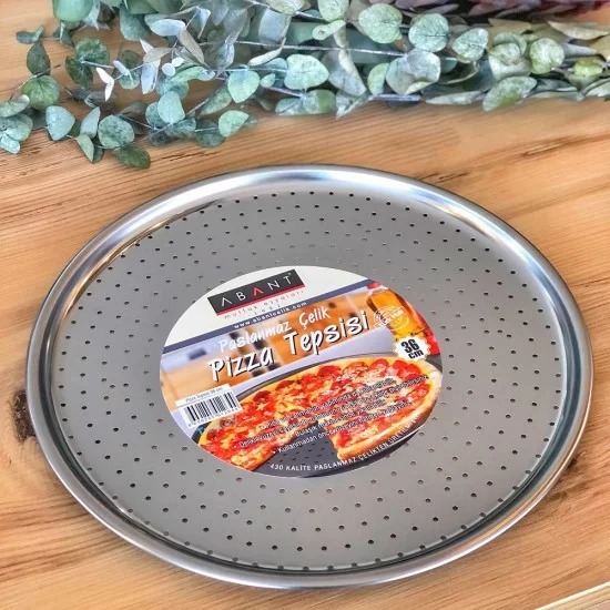 ÇELİK PİZZA TEPSİ-36 Cm