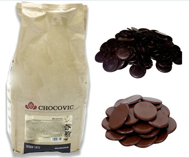 CHOCOVIC BİTTER PUL KUVERTÜR 1 KG