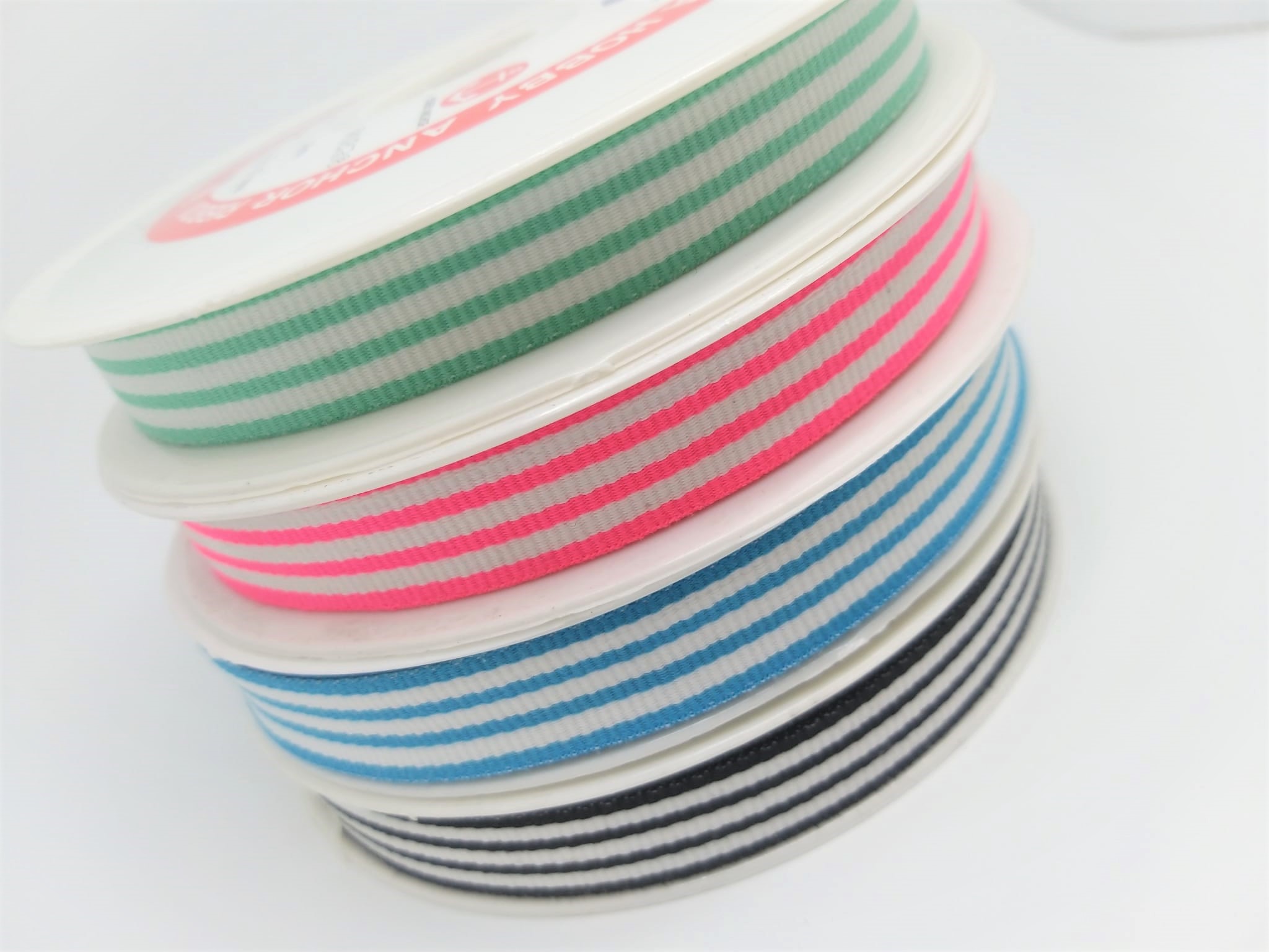 ÇİZGİLİ GROGREN KURDELE 15 MM x 20 Metre