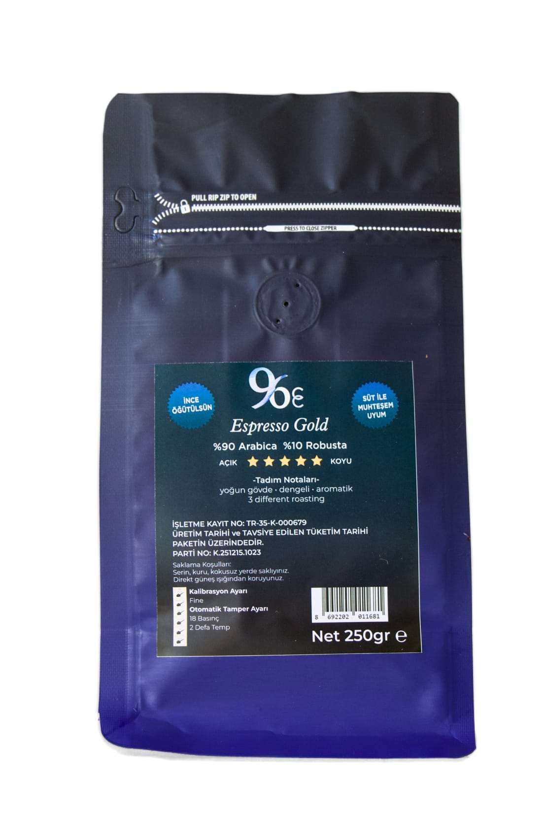 CT ESPRESSO GOLD 250 GR