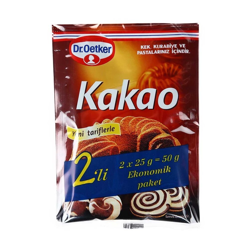 DR.OETKER KAKAO 2X25 GR 50 GR