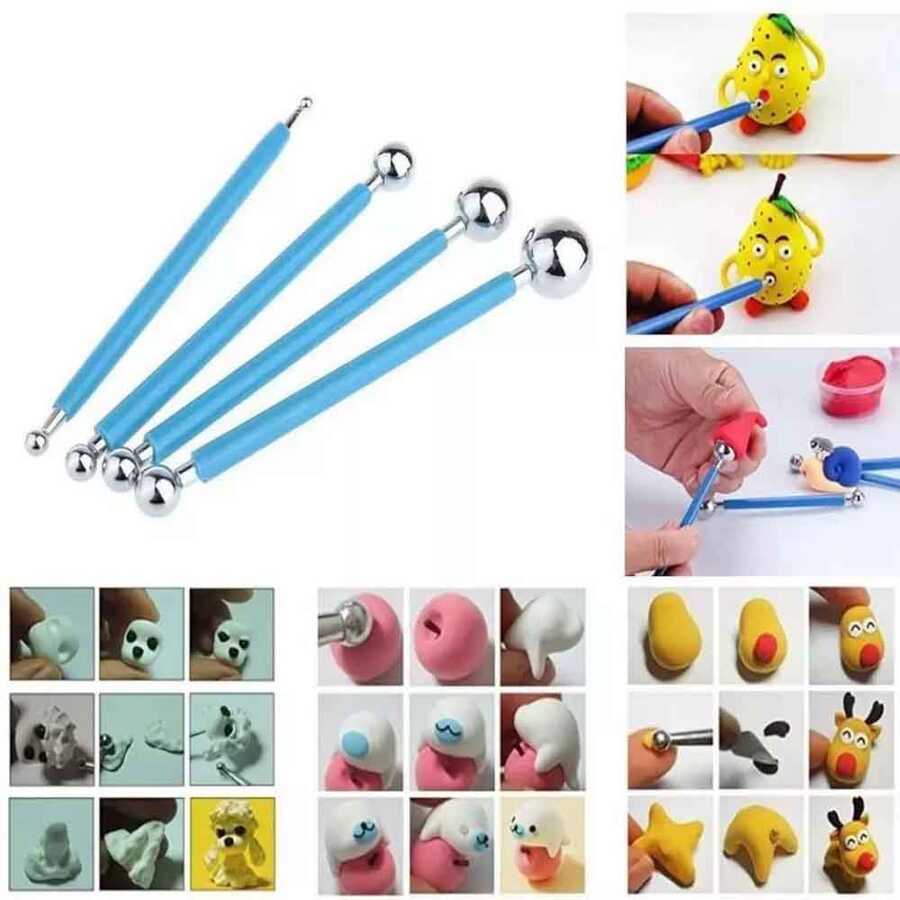 EPINOX METAL UÇLU MARZİPAN SET 4 LÜ