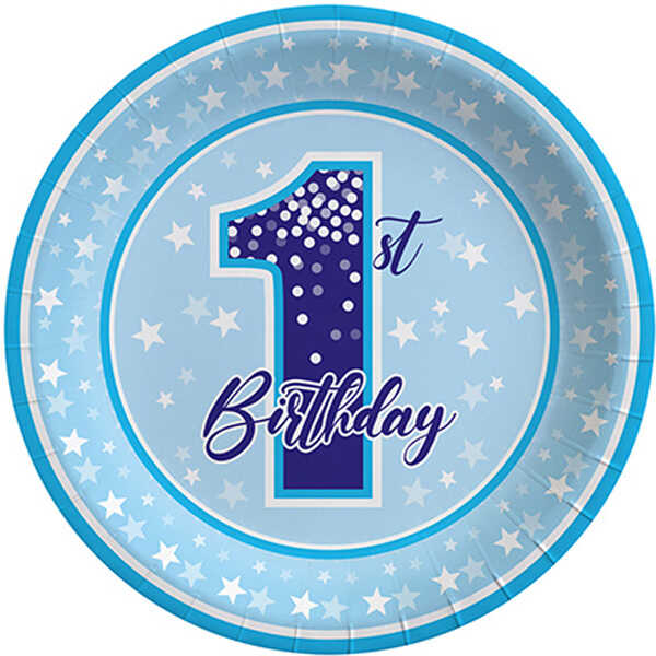 FIRST BIRTHDAY STARS BOY TABAK 8 ADET