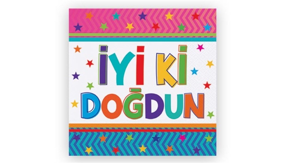 FUNSTAR İYİ Kİ DOĞDUN PEÇETE 16 ADET