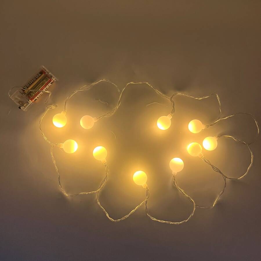 IŞIK LED BONCUK MODEL 10 LAMBA 2 MT PİLLİ  BRS-3943