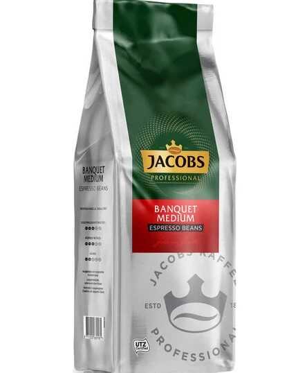 JACOBS BANQUET MEDIUM ESPRESSO ÇEKİRDEK KAHVE 1 KG