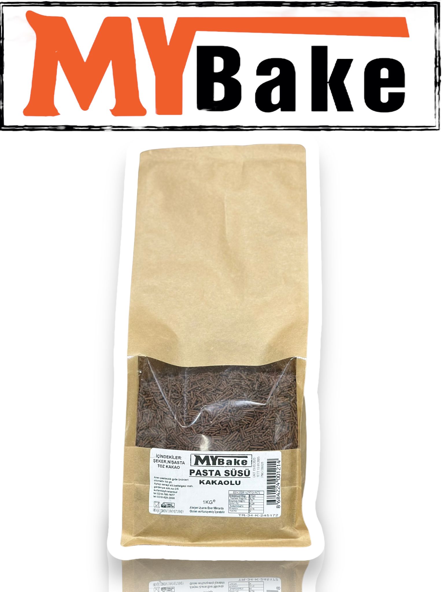 KAKAOLU GRANÜL ŞEKER 1 KG