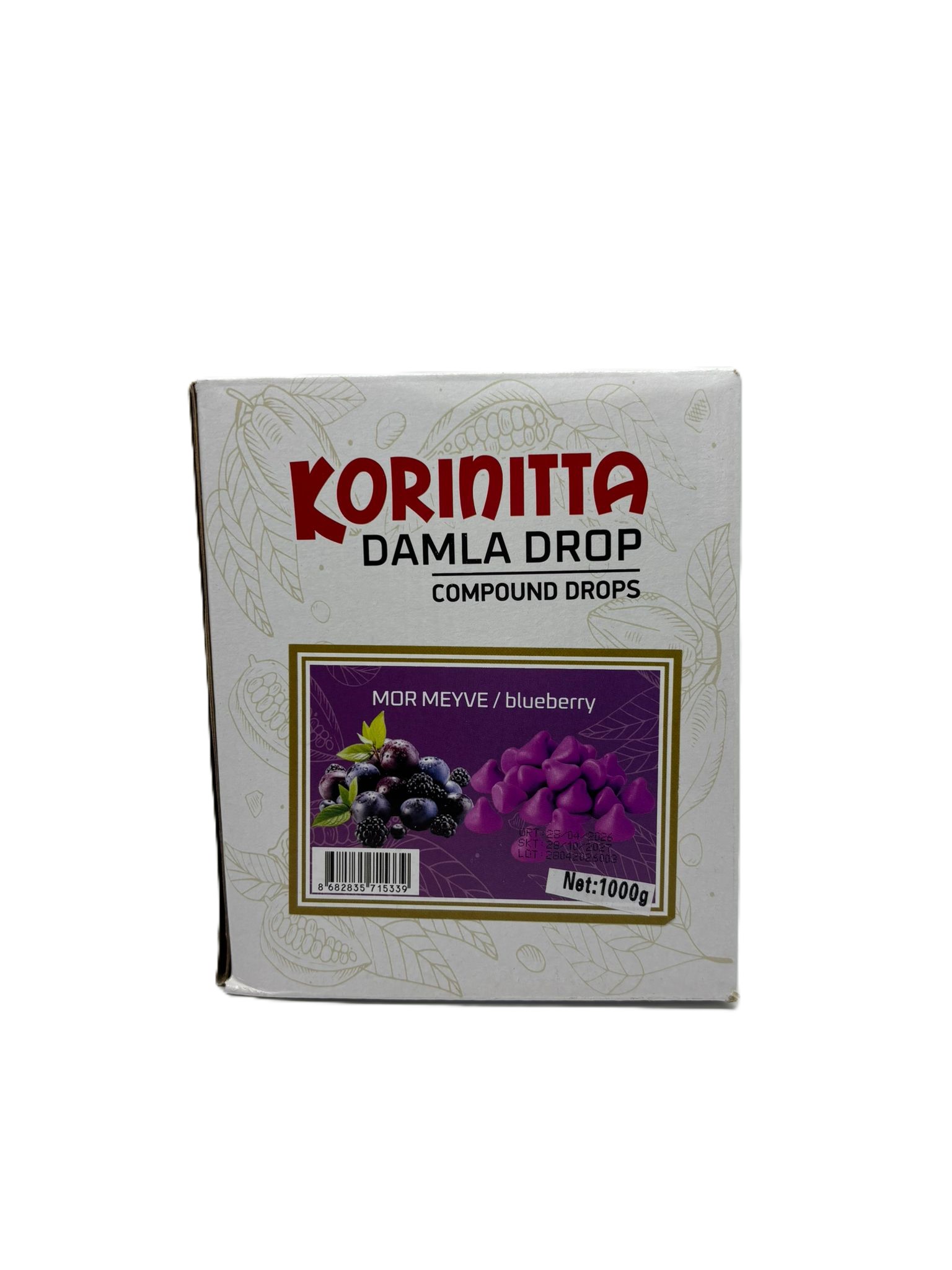 KORİNİTTA DAMLA KOKOLİN BLUEBERRY 1 KG