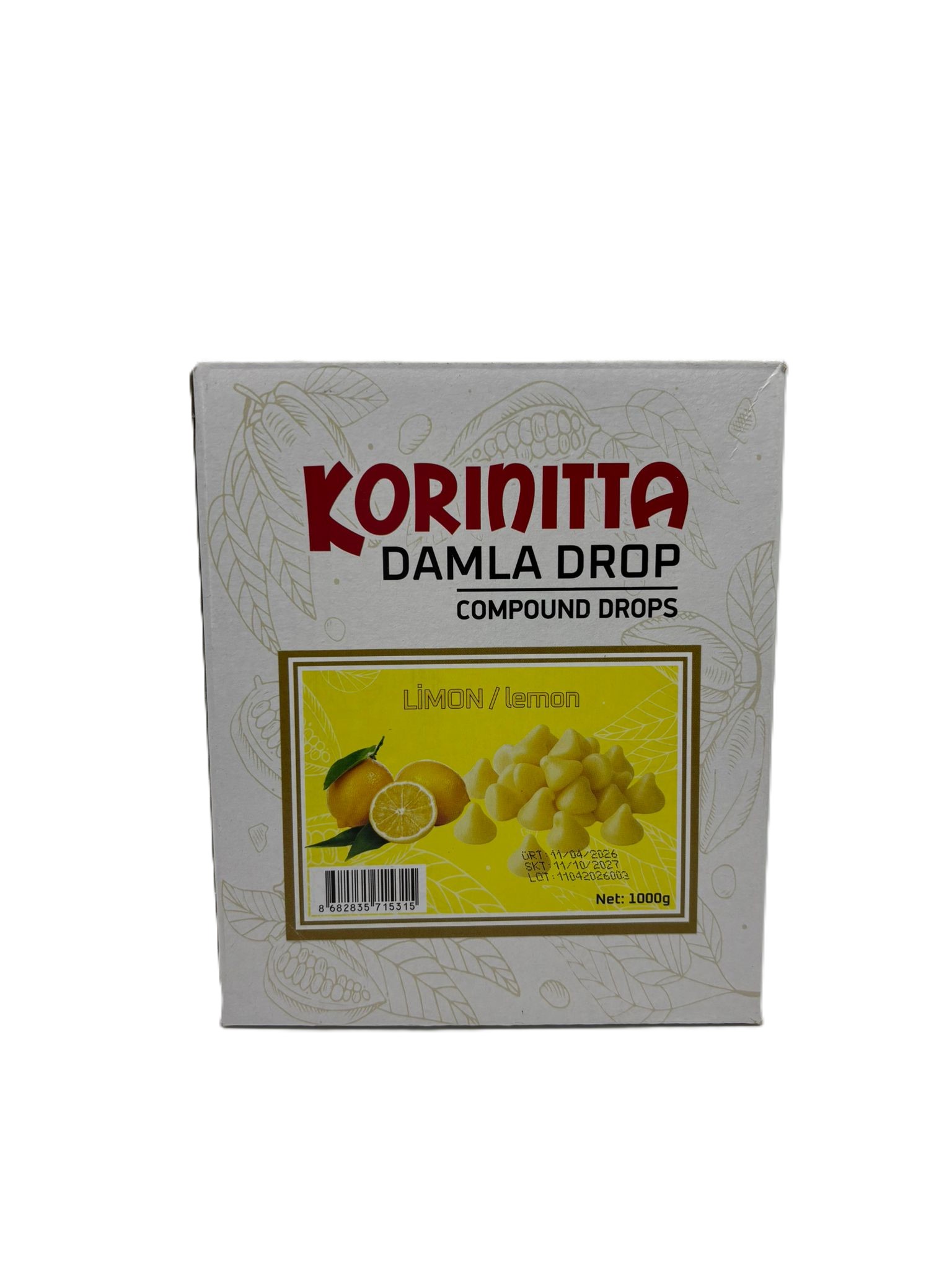 KORİNİTTA DAMLA KOKOLİN LİMON 1 KG