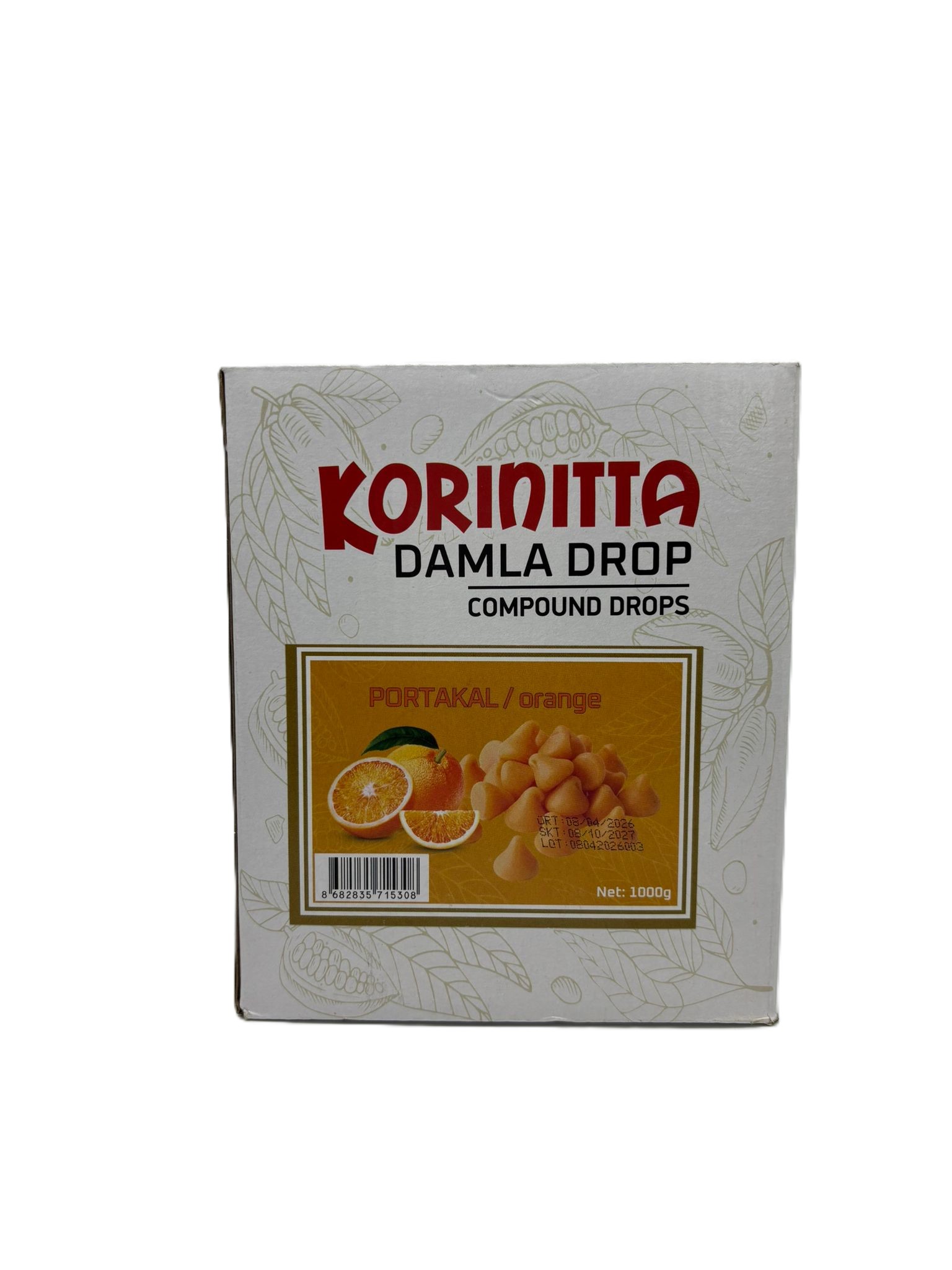 KORİNİTTA DAMLA KOKOLİN PORTAKAL 1 KG