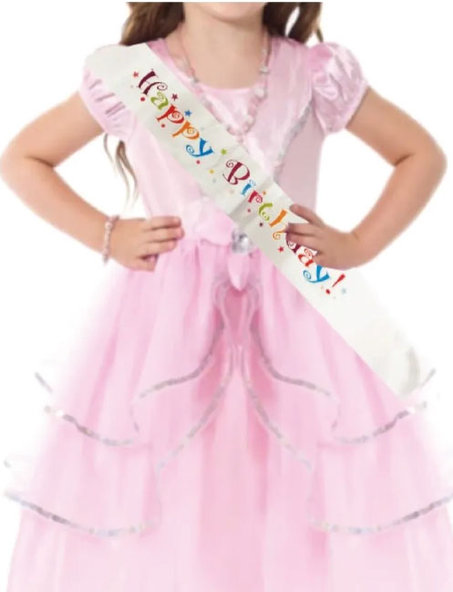 KUŞAK SATEN HAPPY BIRTHDAY RENKLİ BRS-2025