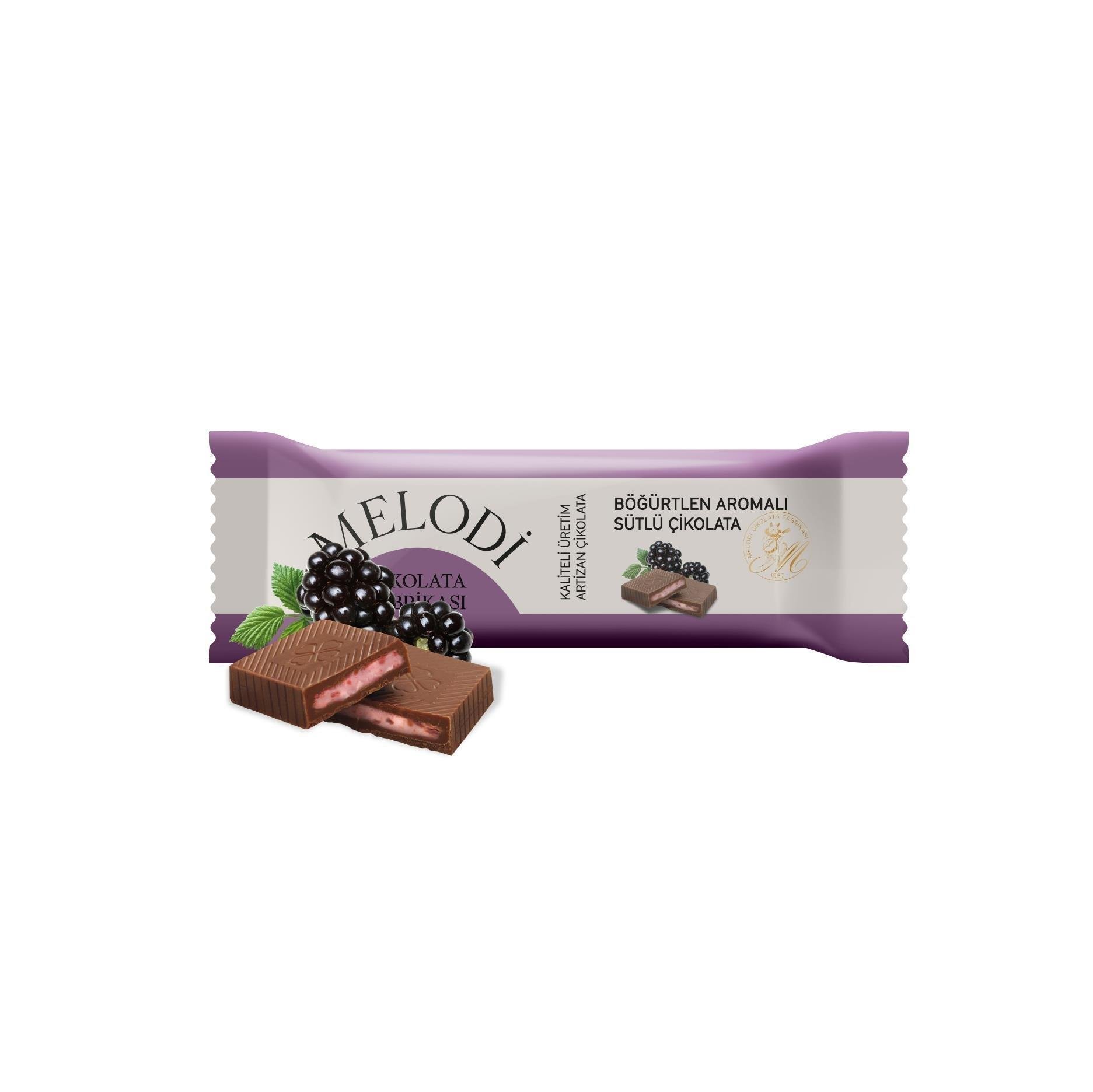 MELODİ BÖĞÜRTLENLİ SÜTLÜ TABLET 25 GR 0P.010096