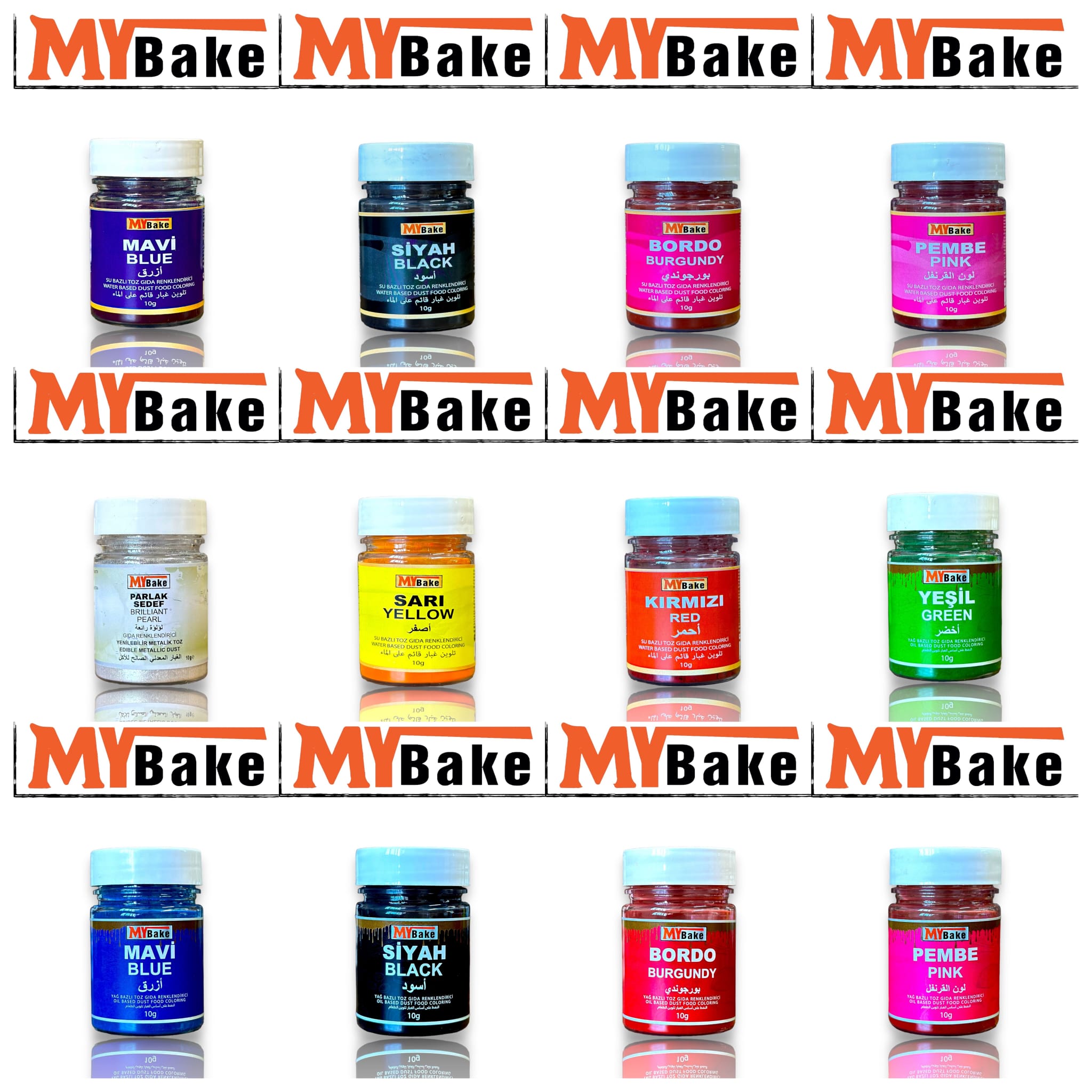 MY BAKE SU BAZLI TOZ BOYA 10 GR
