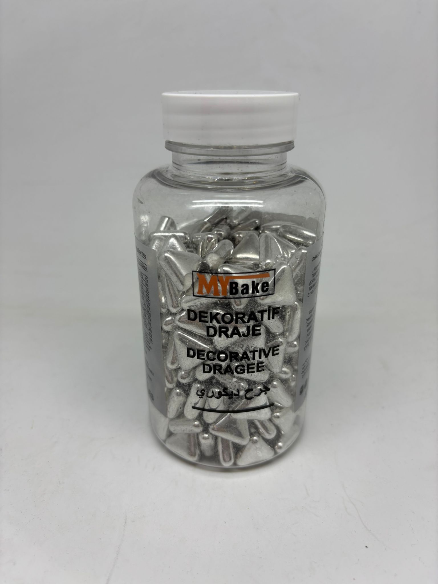 MY BAKE ÜÇGEN DRAJE 200 GR-GÜMÜŞ 1084