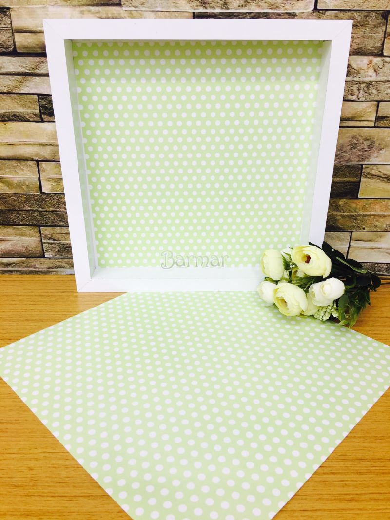 PANO STICKER 30*30 cm YEŞİL PUANTİYE