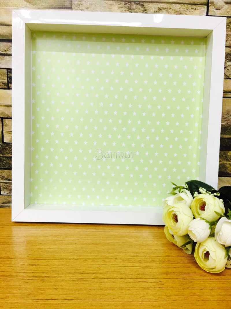 PANO STICKER 30*30 cm YEŞİL YILDIZLI