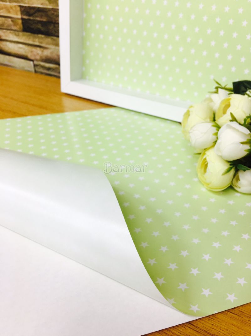 PANO STICKER 30*30 cm YEŞİL YILDIZLI