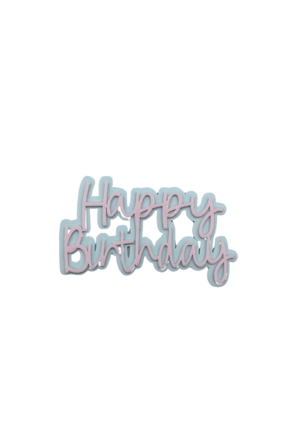 PASTA ÖNÜ DEKOR HAPPY BIRTHDAY YAZI BRS-4202