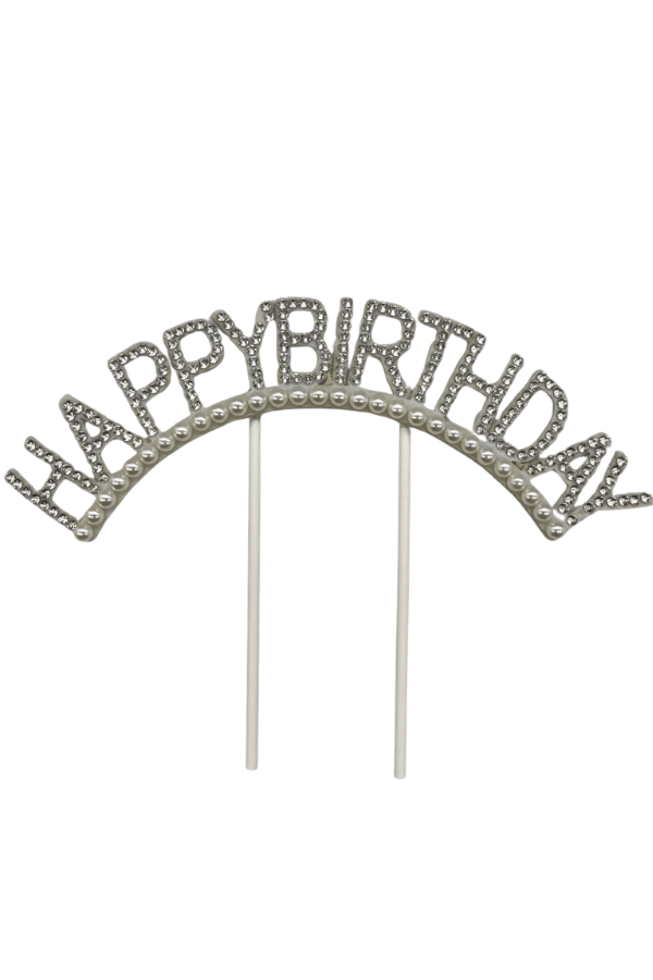 PASTA ÜSTÜ ÇUBUKLU TAŞLI İNCİLİ HAPPY B.D BRS-4198
