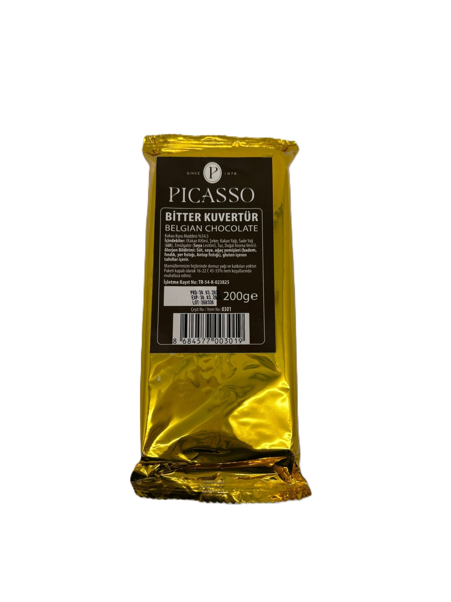 PICASSO BİTTER KUVERTÜR 200 GR
