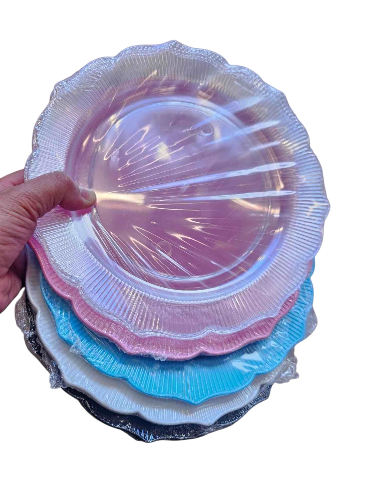 PLASTİK LUX MİKA TABAK 18 CM-6 AD