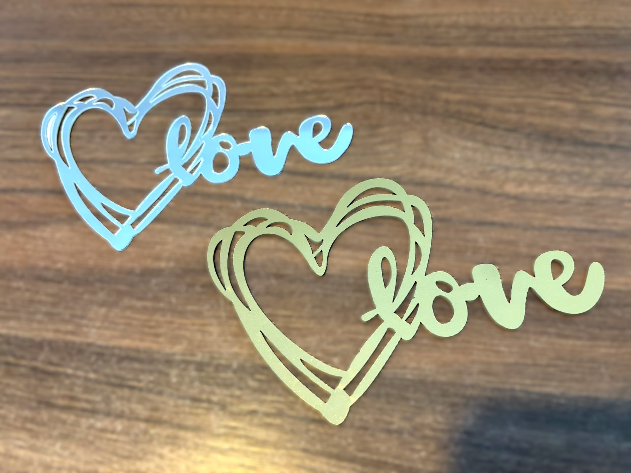 PLEKSİ KALP VE LOVE