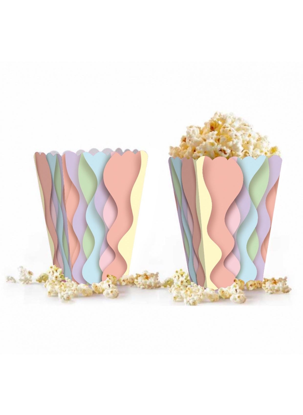 POPCORN KUTUSU 8 AD-DALGALI MAKARON