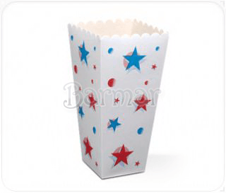 POPCORN KUTUSU BÜYÜK 50 Lİ
