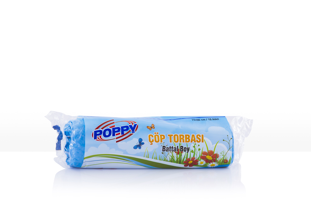 POPPY BATTAL BOY ÇÖP TORBASI 10 ADET