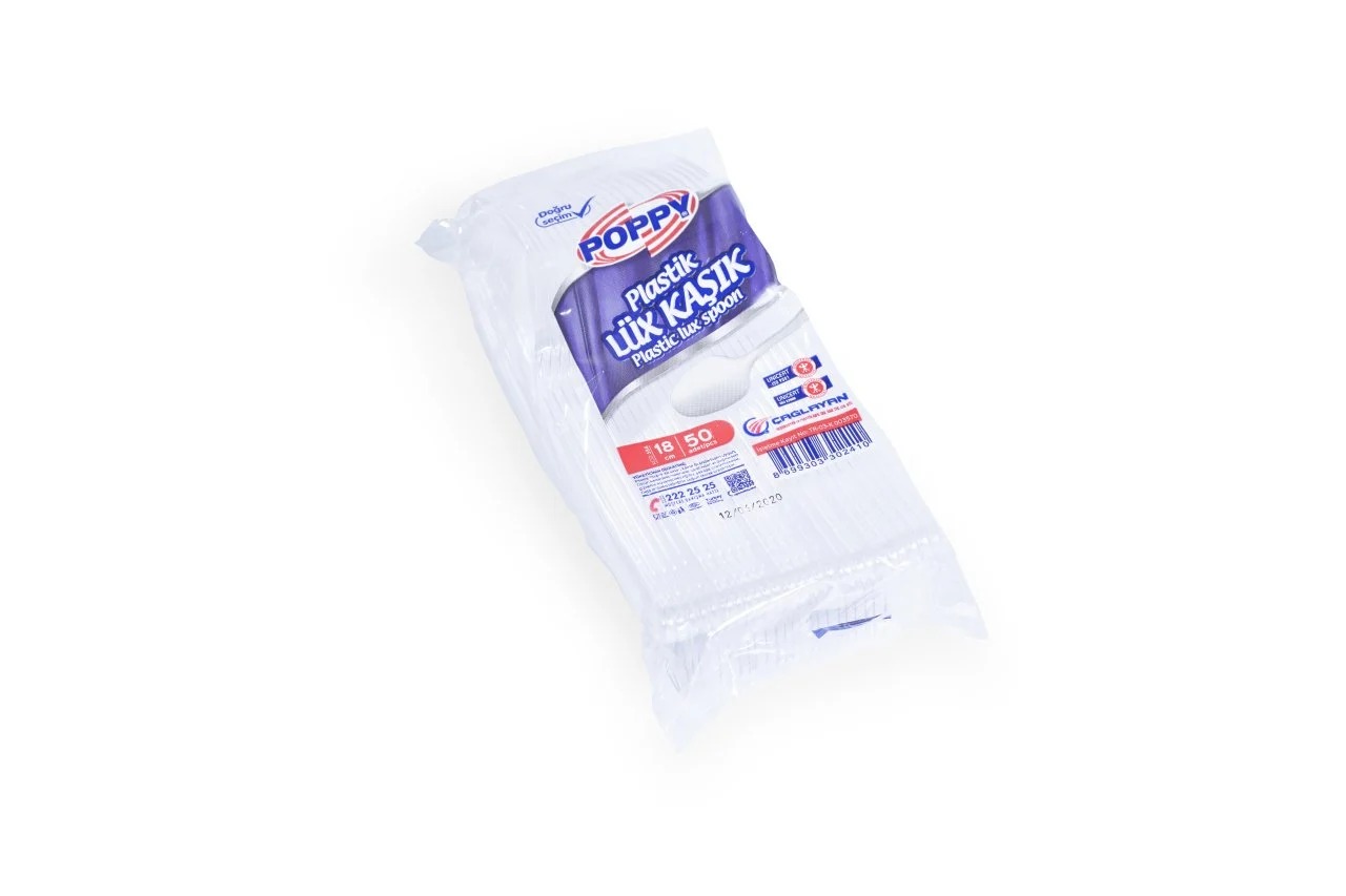 POPPY LÜKS KAŞIK 50 ADET