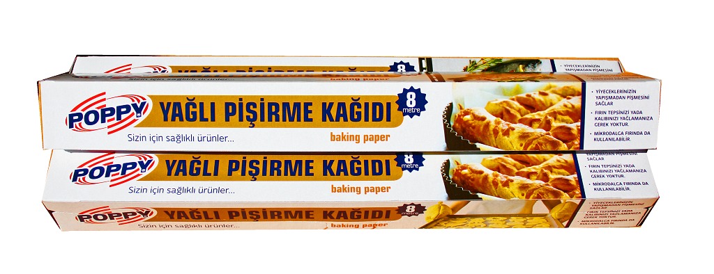 POPPY YAĞLI PİŞİRME KAĞIDI 8 METRE