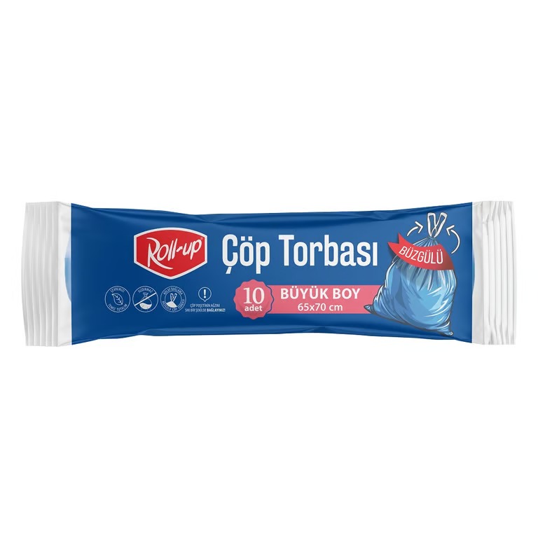 ROLL-UP BÜZGÜLÜ ÇÖP TORBASI 10 AD-BÜYÜK