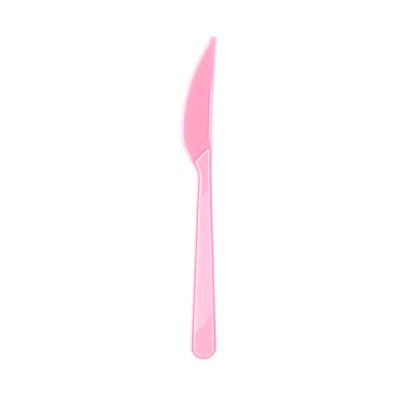 ROLL-UP PARTY BIÇAK 25Lİ-PEMBE