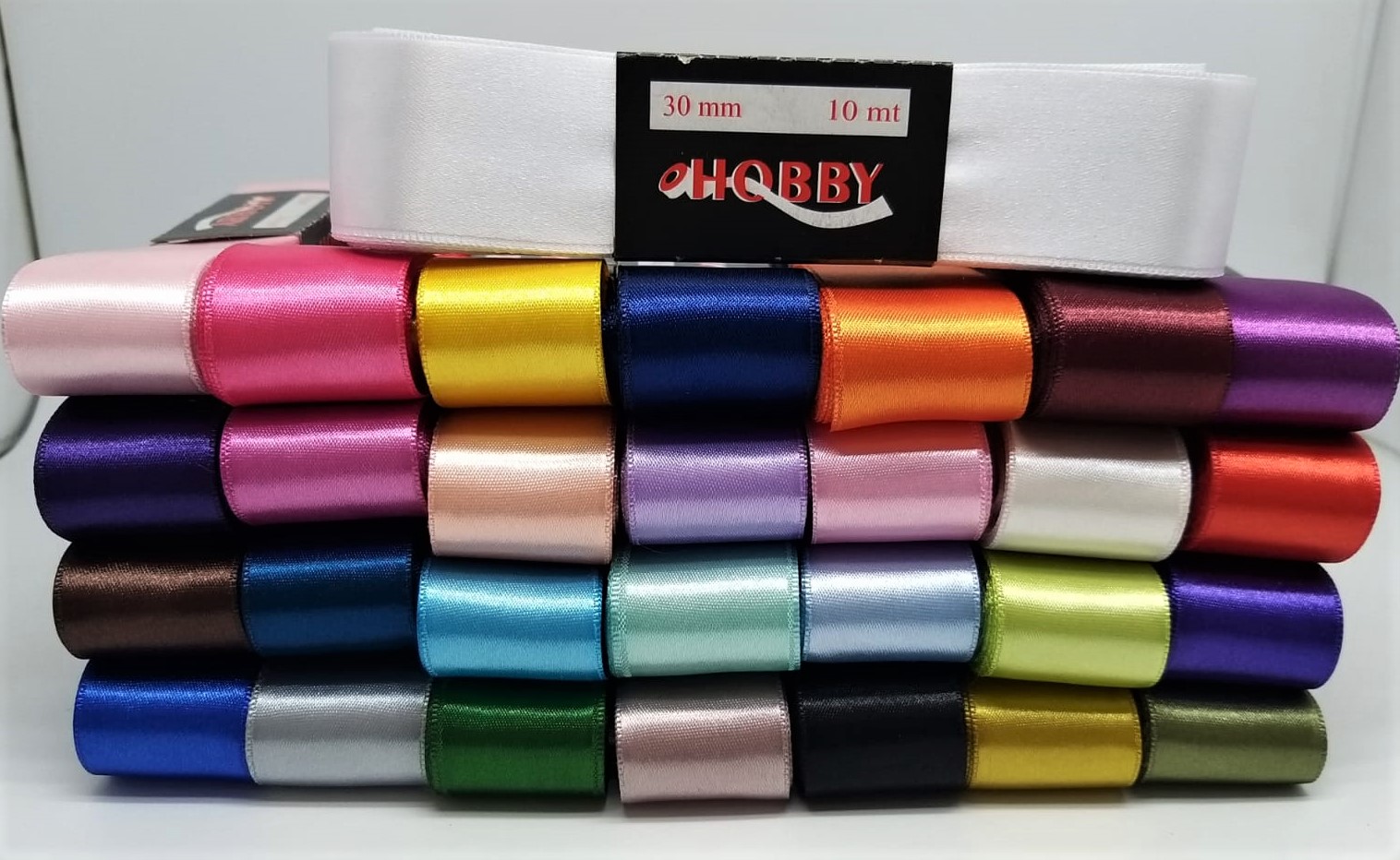 SATEN KURDELE 30 MM X 10 MT ÇİFT TARAFLI