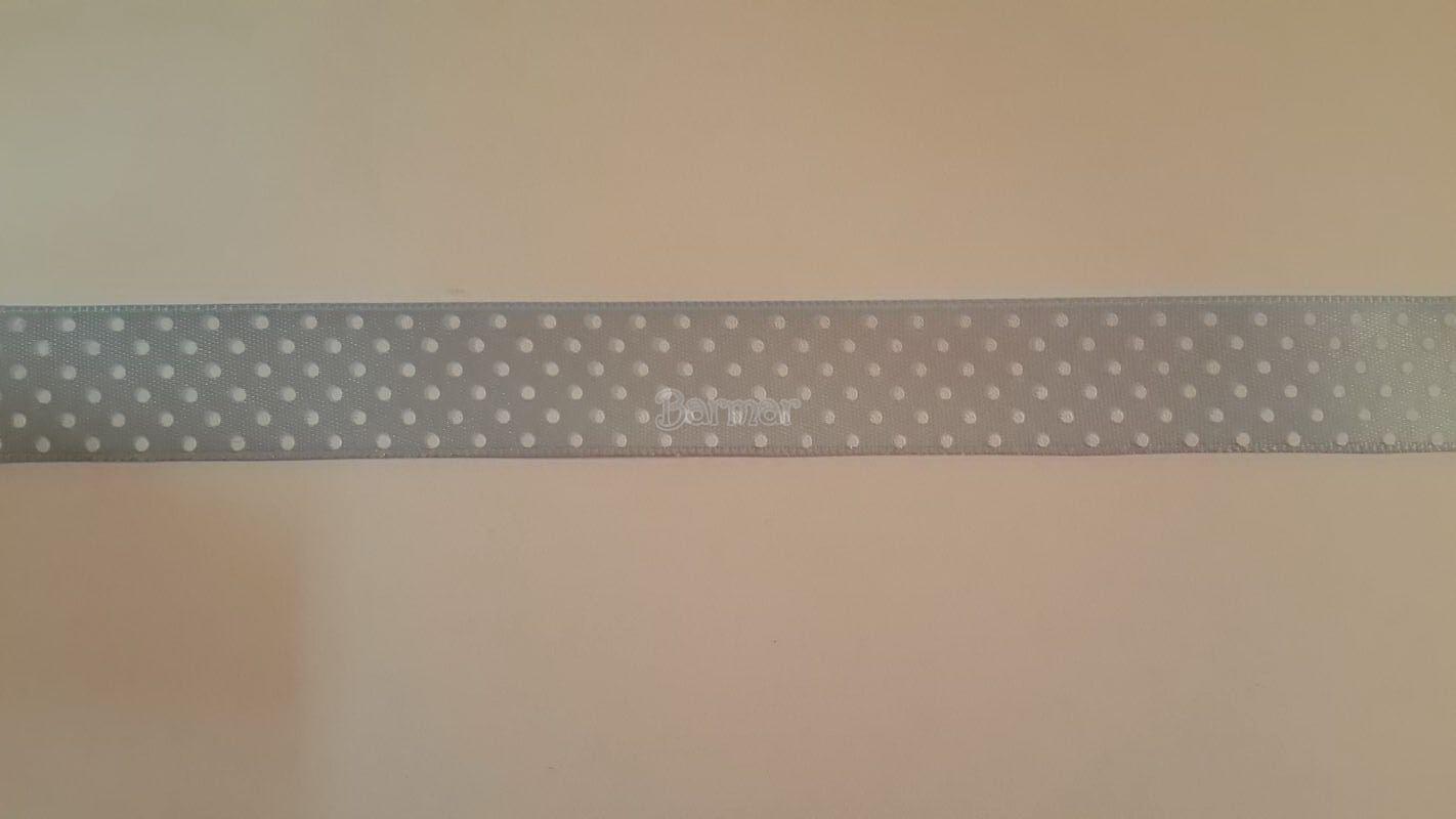SATEN PUANTİYELİ MAVİ KURDELE 2 CM X 20 MT