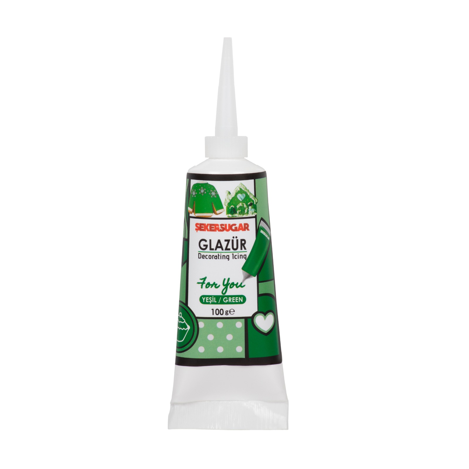 ŞEKER&SUGAR TÜP GLAZÜR 100 GR