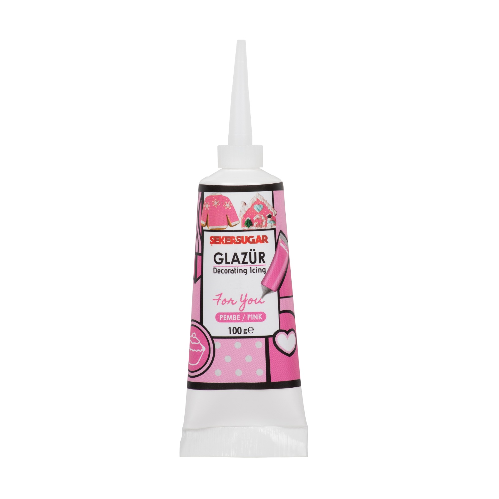 ŞEKER&SUGAR TÜP GLAZÜR 100 GR