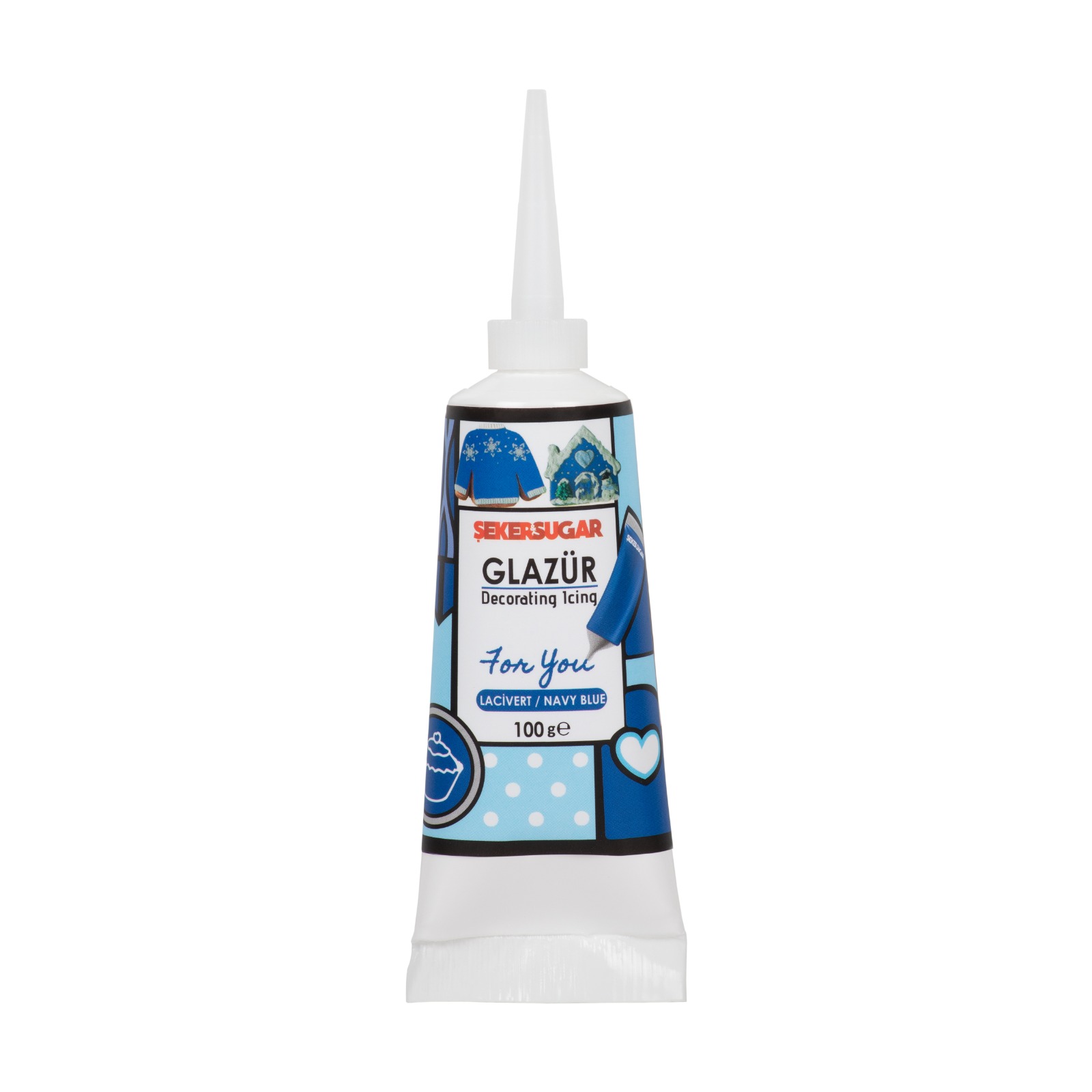 ŞEKER&SUGAR TÜP GLAZÜR 100 GR