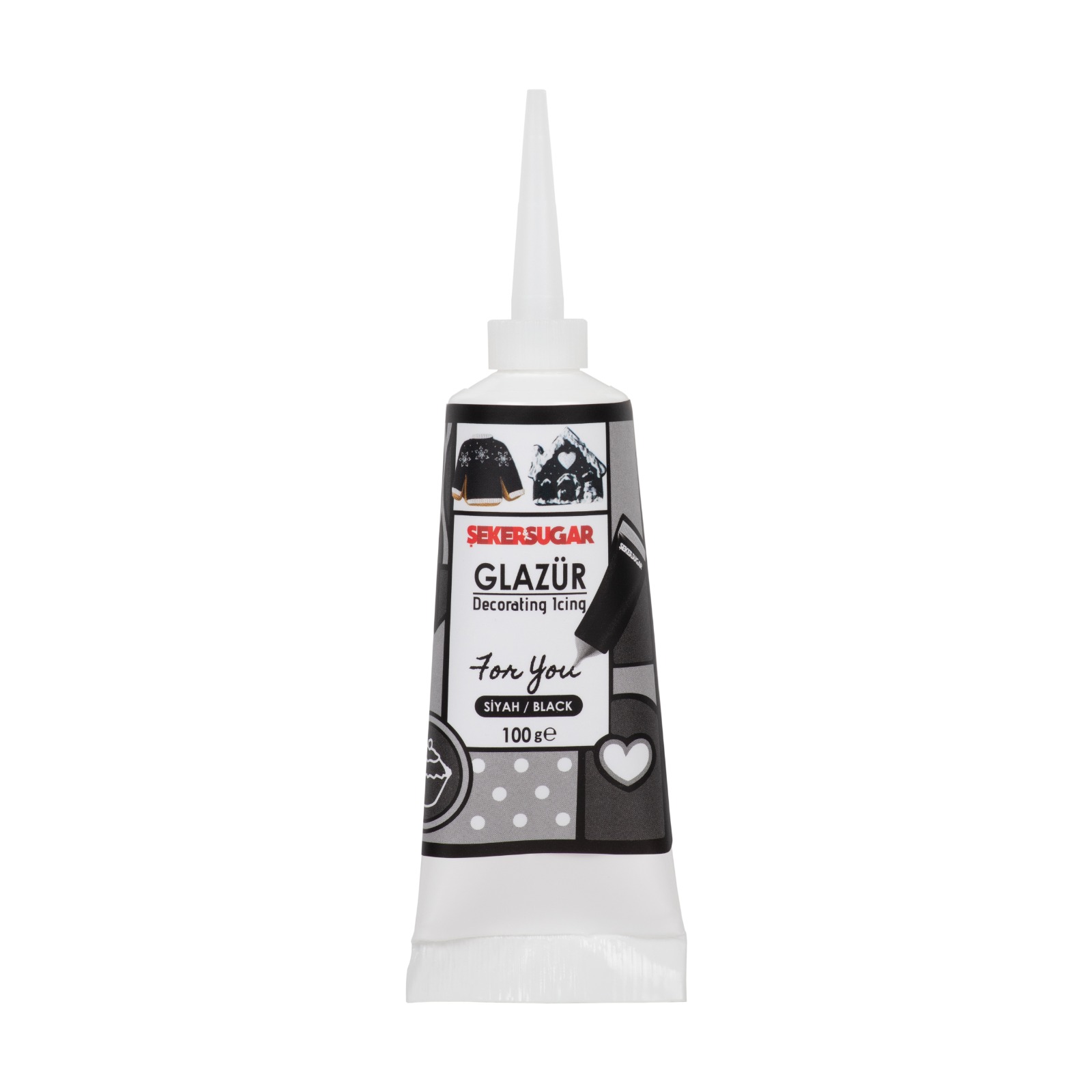 ŞEKER&SUGAR TÜP GLAZÜR 100 GR